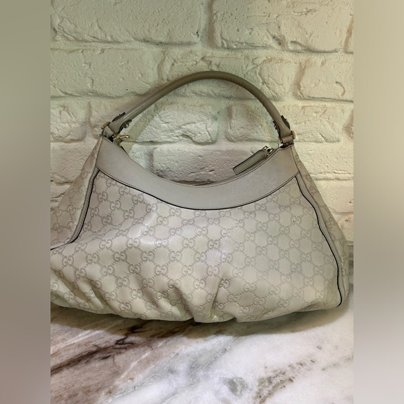 Gucci Abbey Hobo Bag & Matching Wallet (Cream) - Picture 3 of 8